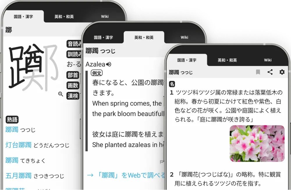 複数辞書を一括検索